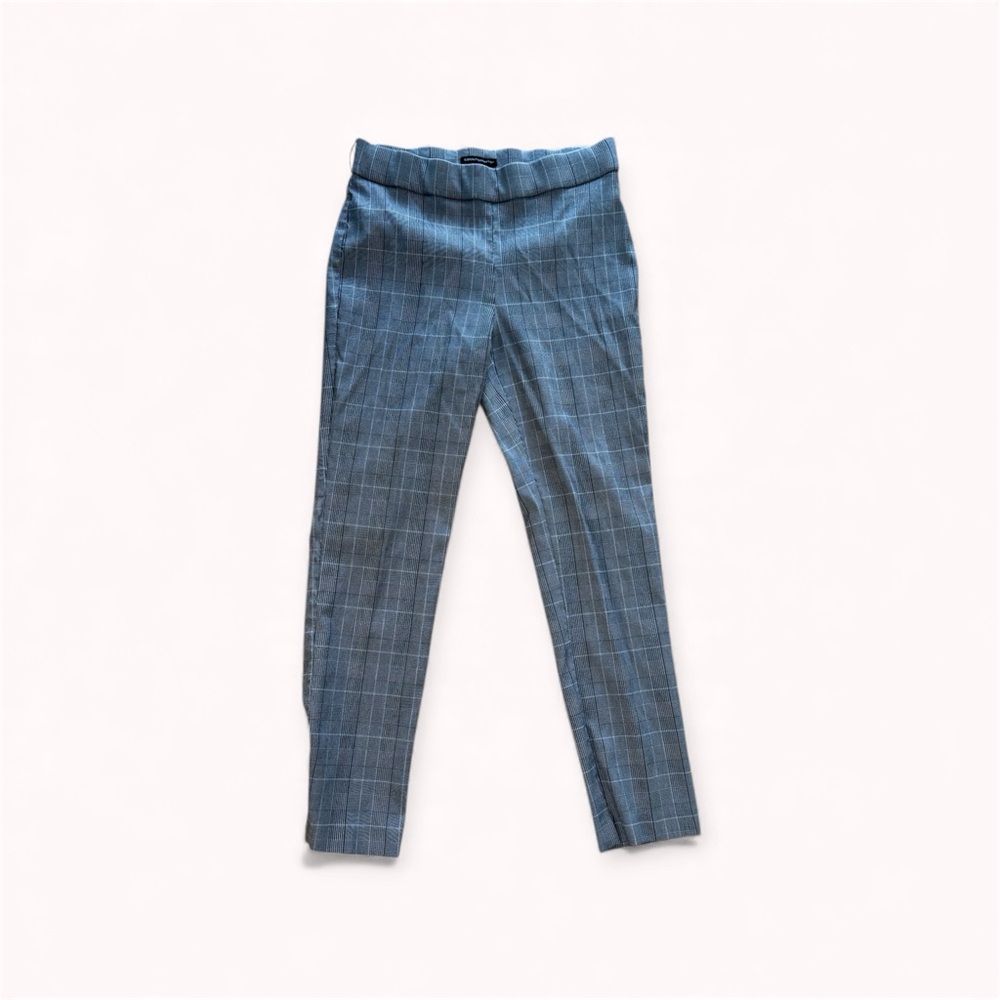 Gray Plaid Trousers